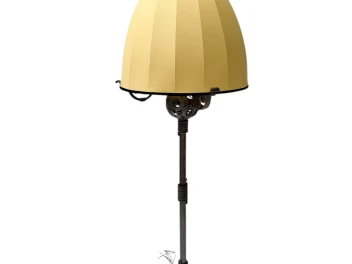 Art Deco Amsterdamse School Floor Lamp by Amsterdamsche Kunstsmederij, 1920s